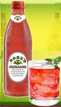 ROSE'S GRENADINE  GRENADINE SYRUP-1L
