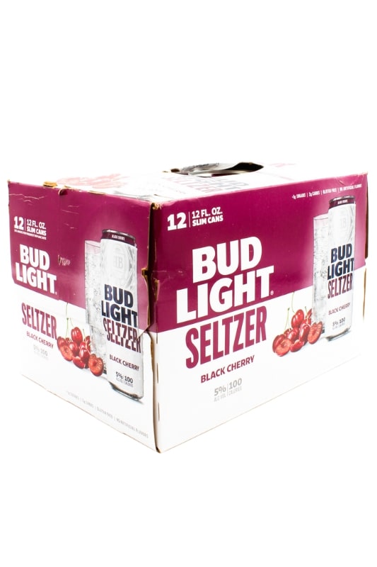 BUD LIGHT SELTZER BLACK CHERRY 12PK CAN