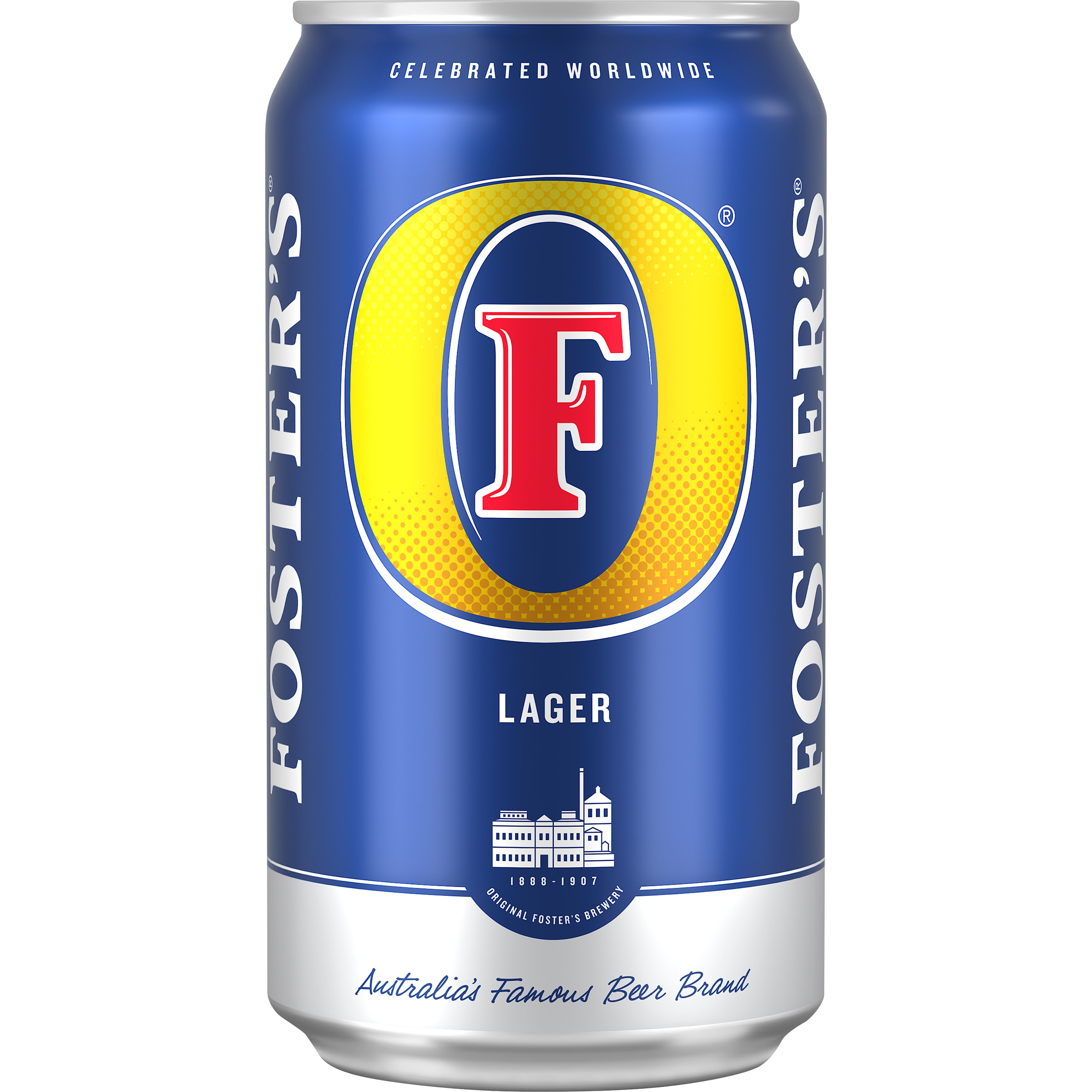 FOSTERS PREMIUM LAGER OIL CAN - 25OZ CAN