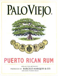 PALO VIEJO  BARCELONA WHITE RUM  -750ML