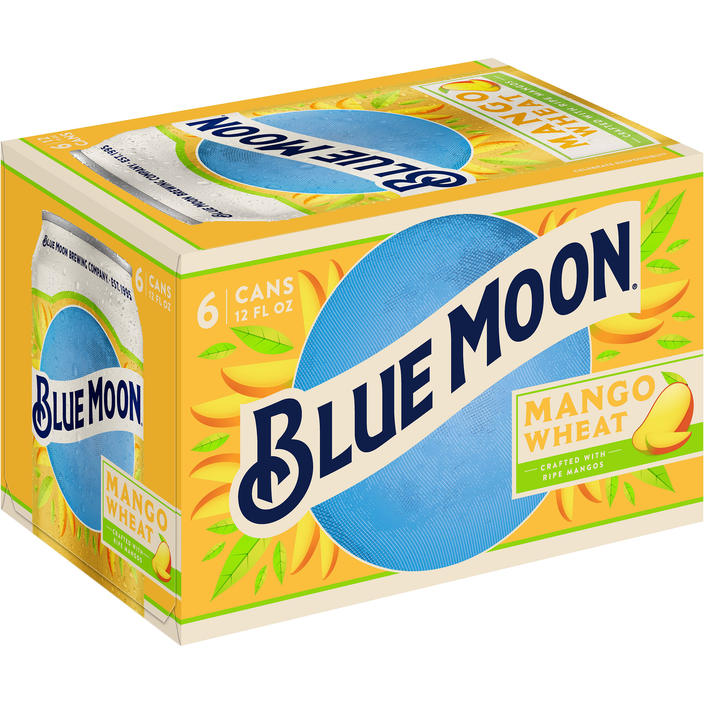 BLUE MOON MANGO WHEAT 6PK CAN