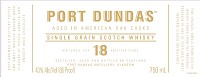 Port Dundas Scotch Single Grain 18 Year