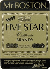 Mr. Boston Brandy Five Star