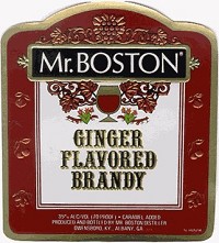 MR. BOSTON GINGER GINGER BRANDY  -375ml
