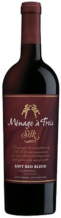 MENAGE A TROIS  SILK SOFT RED BLEND  -750ML