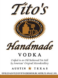 TITO'S  TEXAS VODKA-750ML