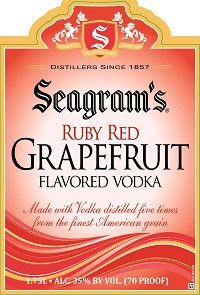 Seagram'S Vodka Ruby Red Grapefruit