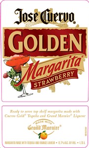 JOSE CUERVO MARGARITAS  GOLDEN STRAWBERRY-1.75L