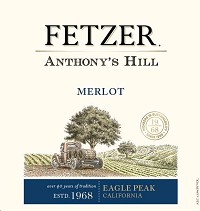 FETZER ANTHONY'S HILL MERLOT-1.5L