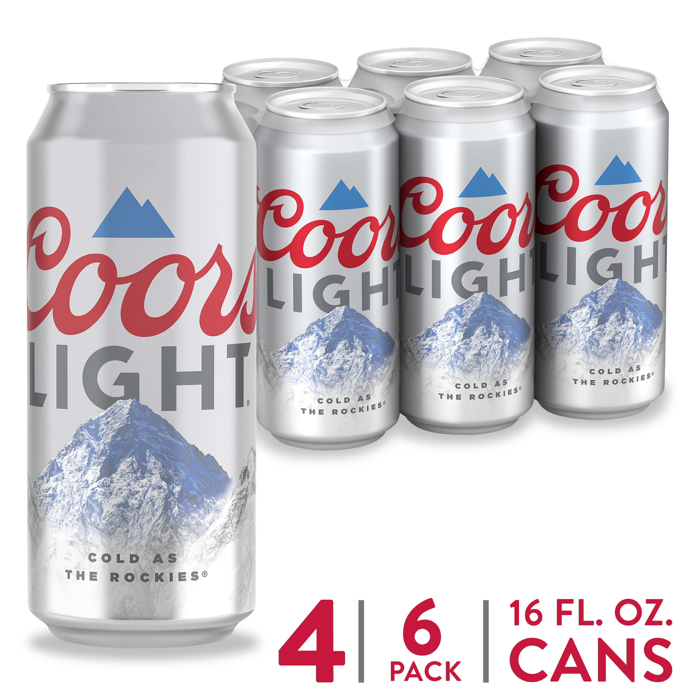 COORS LIGHT BEER 16OZ CAN-SINGLE